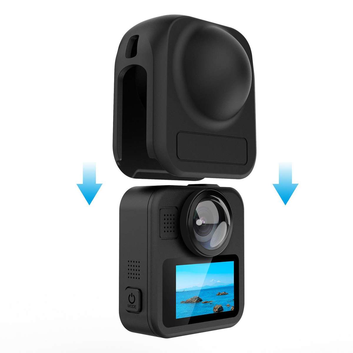 For GoPro MAX2 Silicone Protective Lens Cover