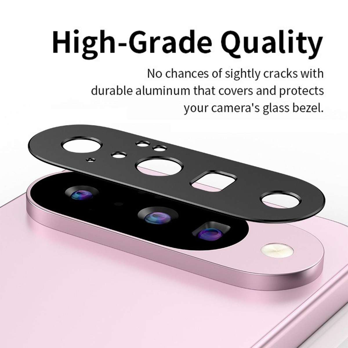For Google Pixel 10 Kalebol Metal Hollow Lens Protection Ring