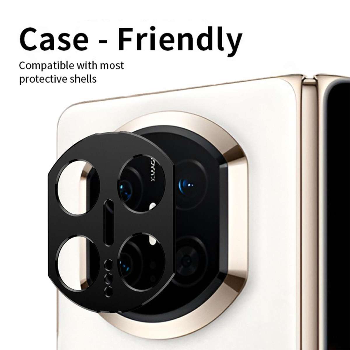 For Huawei Mate X7 Kalebol Metal Hollow Lens Protection Ring