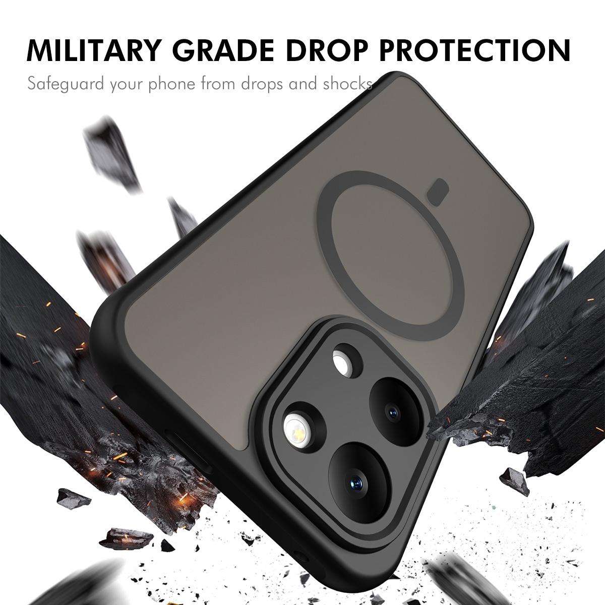 For Xiaomi Poco X8 Pro Max ENKAY Hat-Prince MagSafe Matte Translucent Shockproof Phone ... (Green)