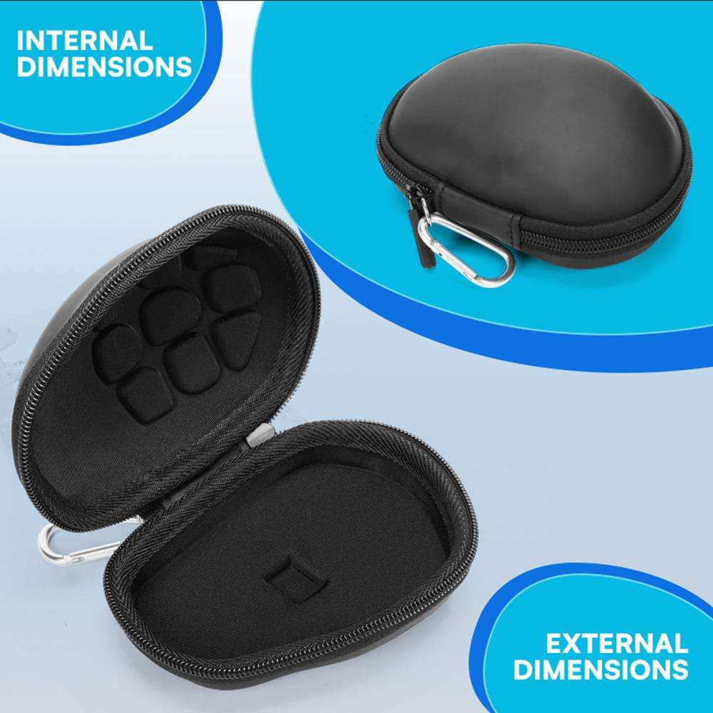 For Logitech MX Master 4 / 3S Mouse Carrying Case Portable PU Hard Shell Protective Case for Outdoor