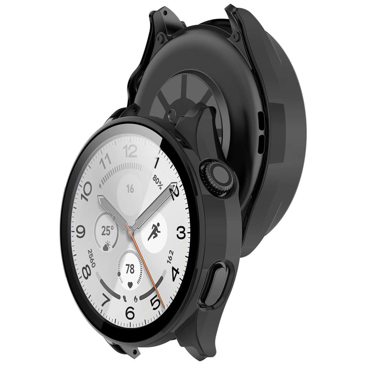For Xiaomi Watch 5 Tempered Film Integrated PC Watch Protective Cover(Black)