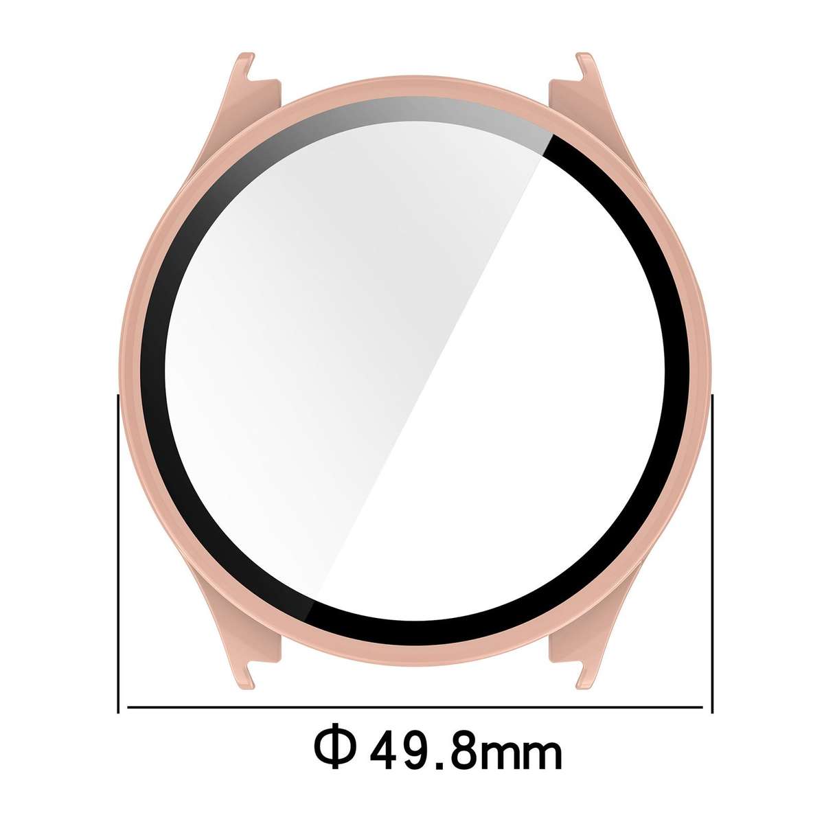For Xiaomi Watch 5 Tempered Film Integrated PC Watch Protective Cover(Black)