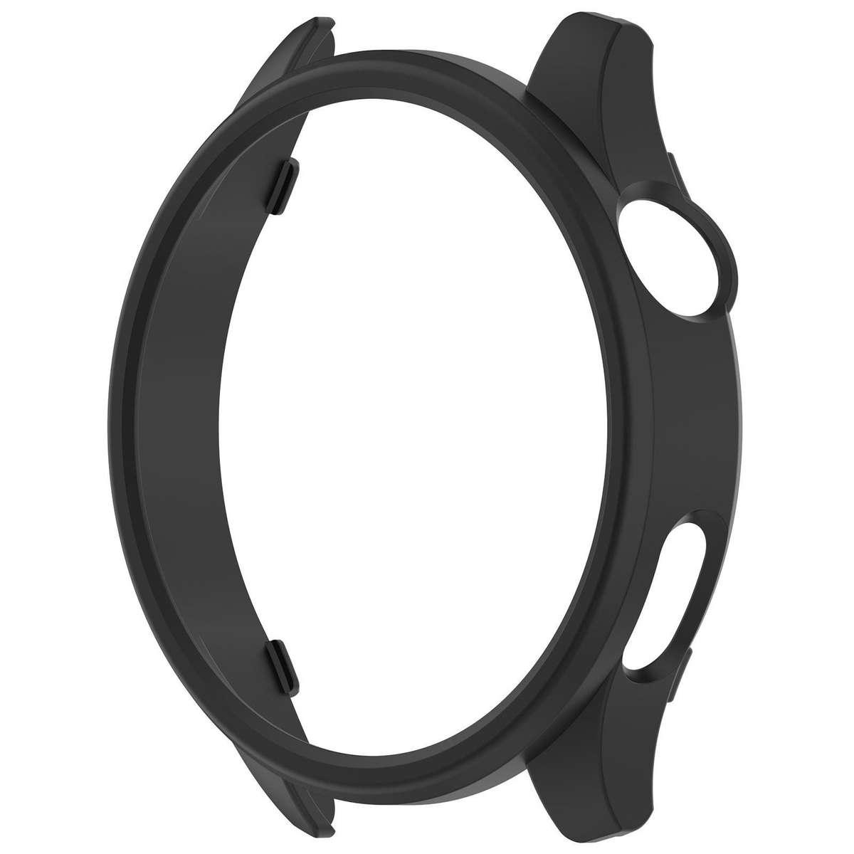 For Xiaomi Watch 5 Half Coverage Hollow PC Watch Protective Case(Brushed Silver)