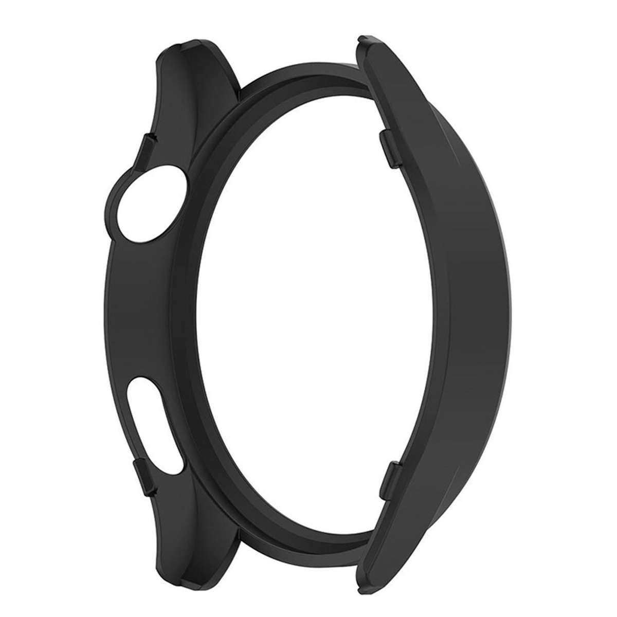 For Xiaomi Watch 5 Half Coverage Hollow PC Watch Protective Case(Brushed Silver)