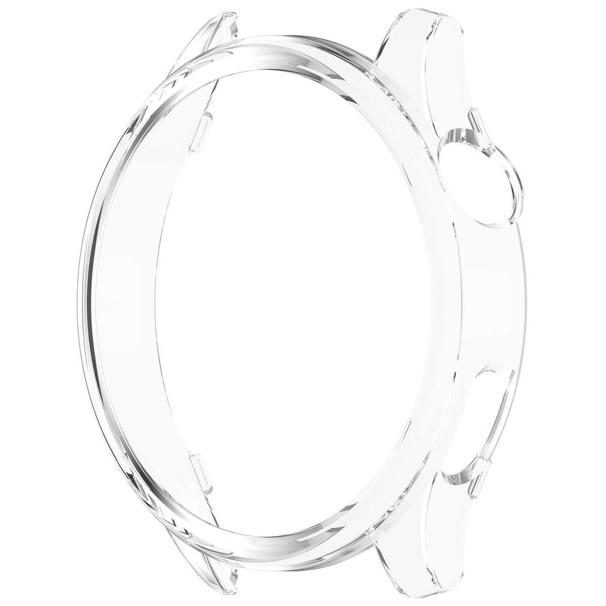 For Xiaomi Watch 5 Half Coverage Hollow PC Watch Protective Case(Brushed Silver)