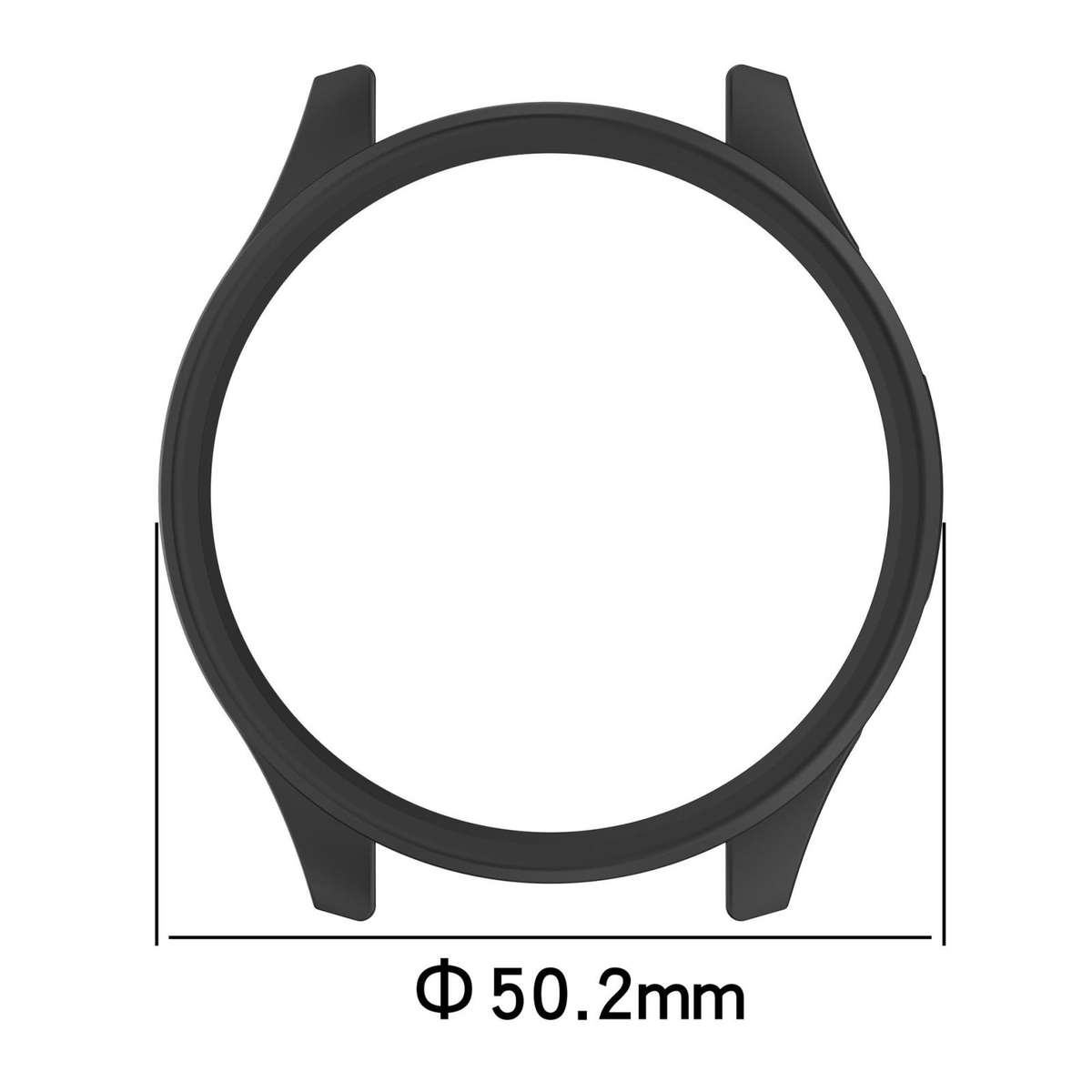 For Xiaomi Watch 5 Half Coverage Hollow PC Watch Protective Case(Brushed Silver)