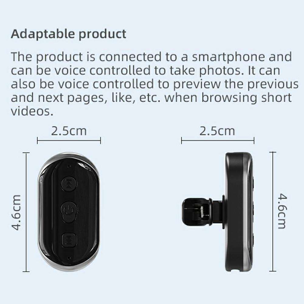 B3 Shutter Controller Wireless Camera Remote Intelligent Voice Control Bluetooth Remote