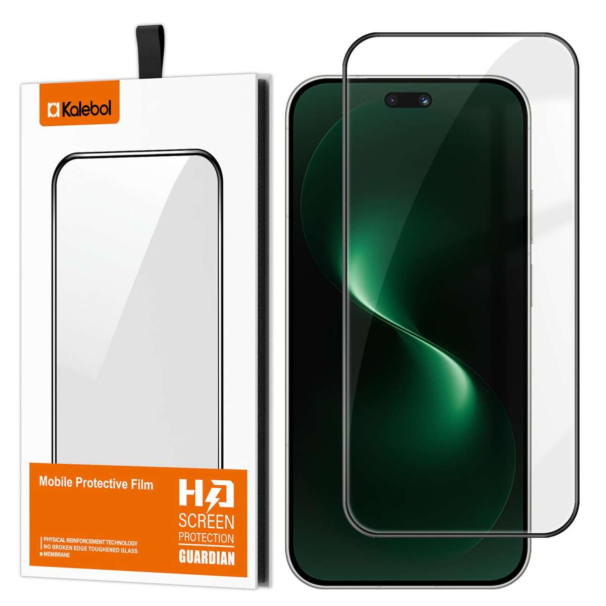 For Huawei nova 15 Pro / Ultra Kalebol High-Aluminum Screen-Printed Full-Coverage Anti-Fingerprint