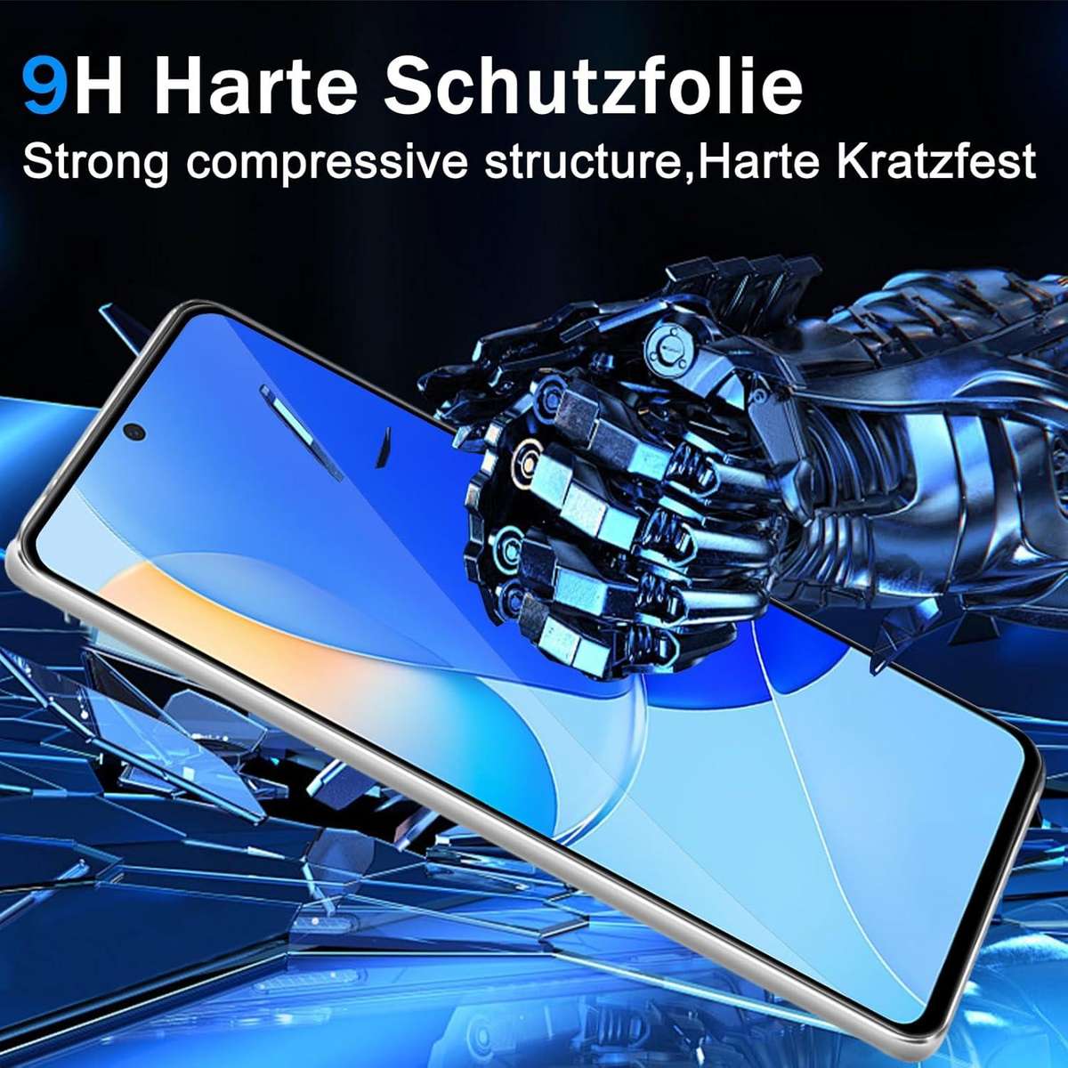 For Huawei nova 15 10pcs Kalebol High-Aluminum Screen-Printed Full-Coverage Anti-Fingerprint Black