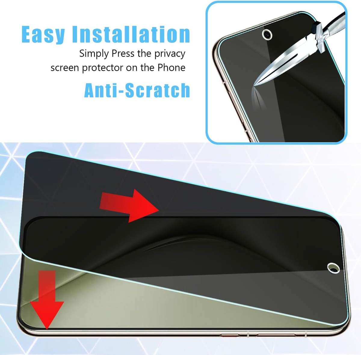 For Huawei nova 15 Pro / Ultra Kalebol High-Aluminum Screen-Printed Full-Coverage Black-Border Pri