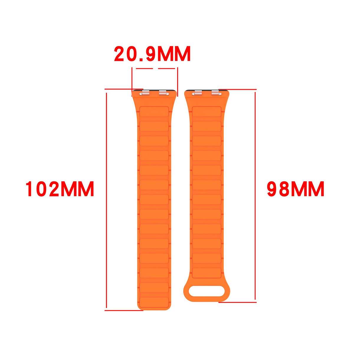 For Huawei Band 11 / Band 11 Pro I-Shaped Adjustable Magnetic Silicone Watch Band(Starlight)