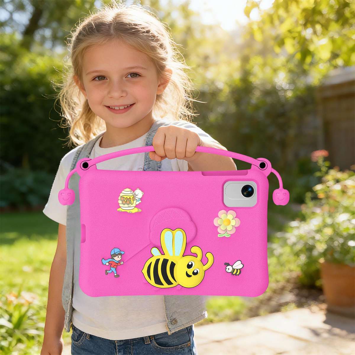 For Honor Pad X9a / X10 Pro / X9 Pro Little Bee EVA Shockproof Tablet Case(RoseRed)