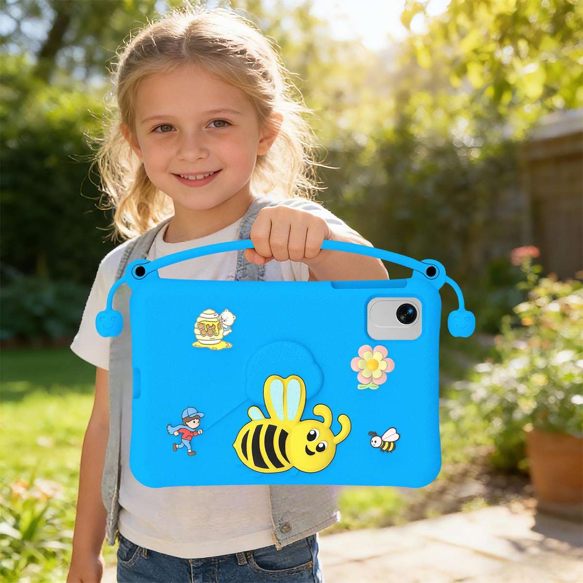 For Honor Pad X9a / X10 Pro / X9 Pro Little Bee EVA Shockproof Tablet Case(Blue)