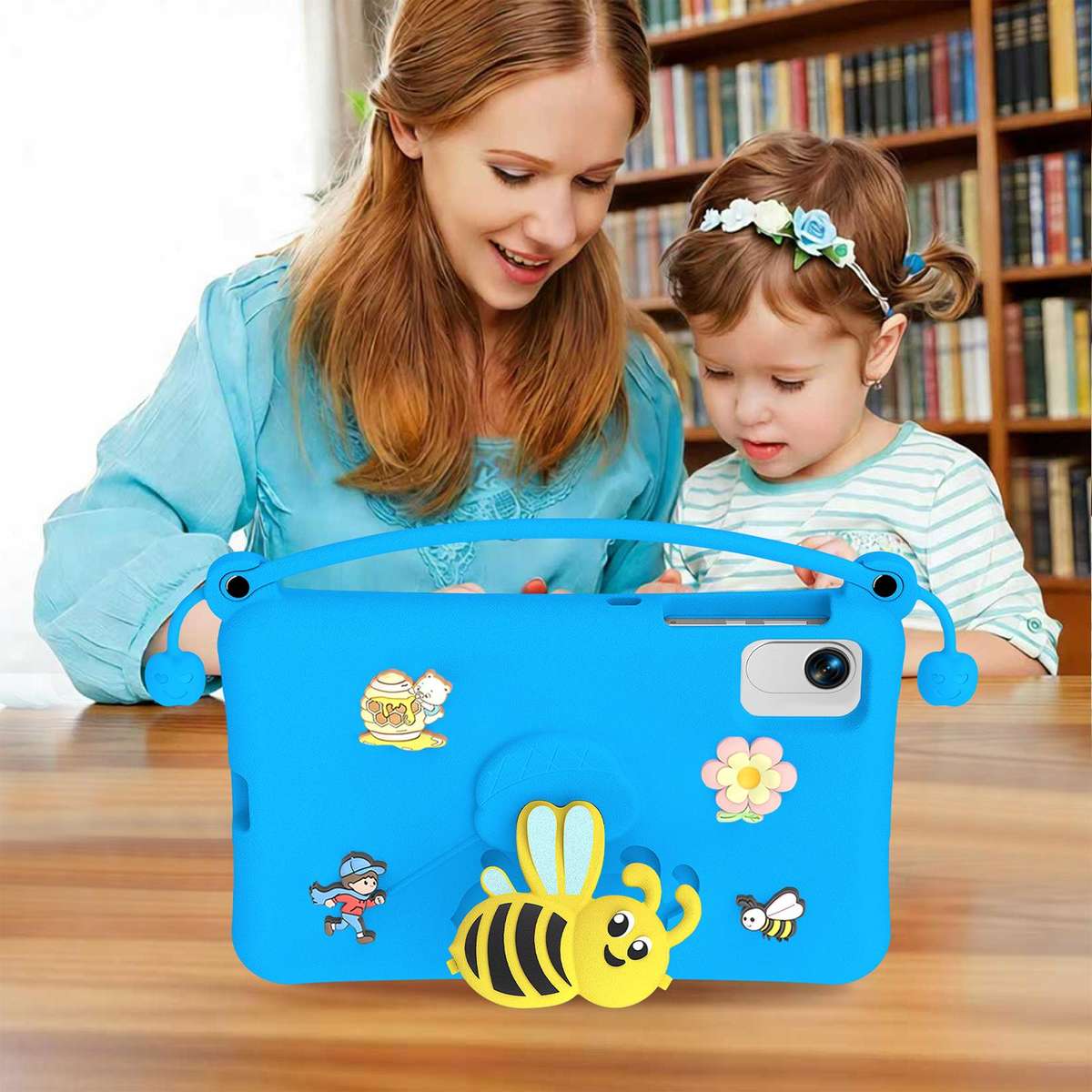 For Honor Pad X9a / X10 Pro / X9 Pro Little Bee EVA Shockproof Tablet Case(Blue)