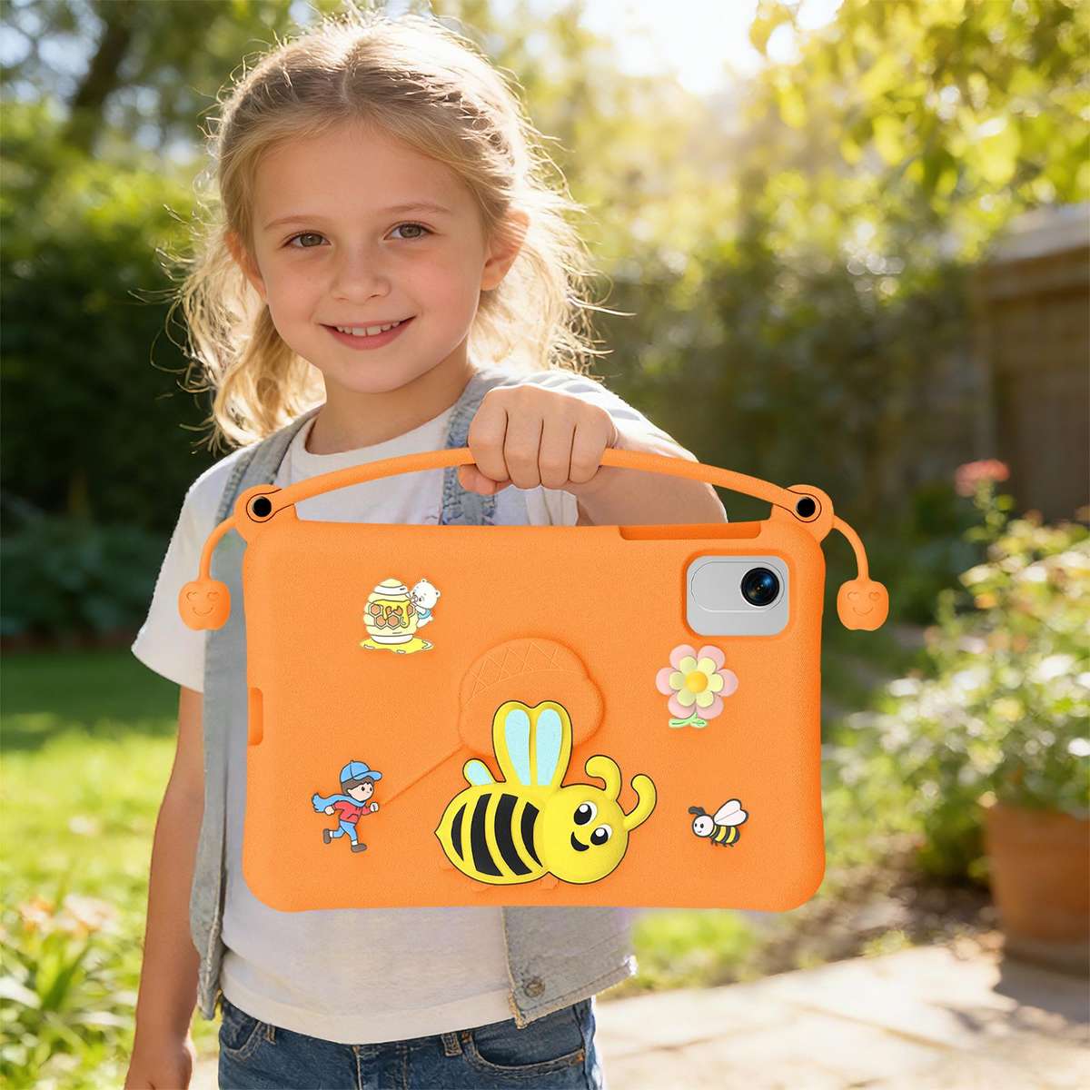 For Honor Pad X9a / X10 Pro / X9 Pro Little Bee EVA Shockproof Tablet Case(Orange)