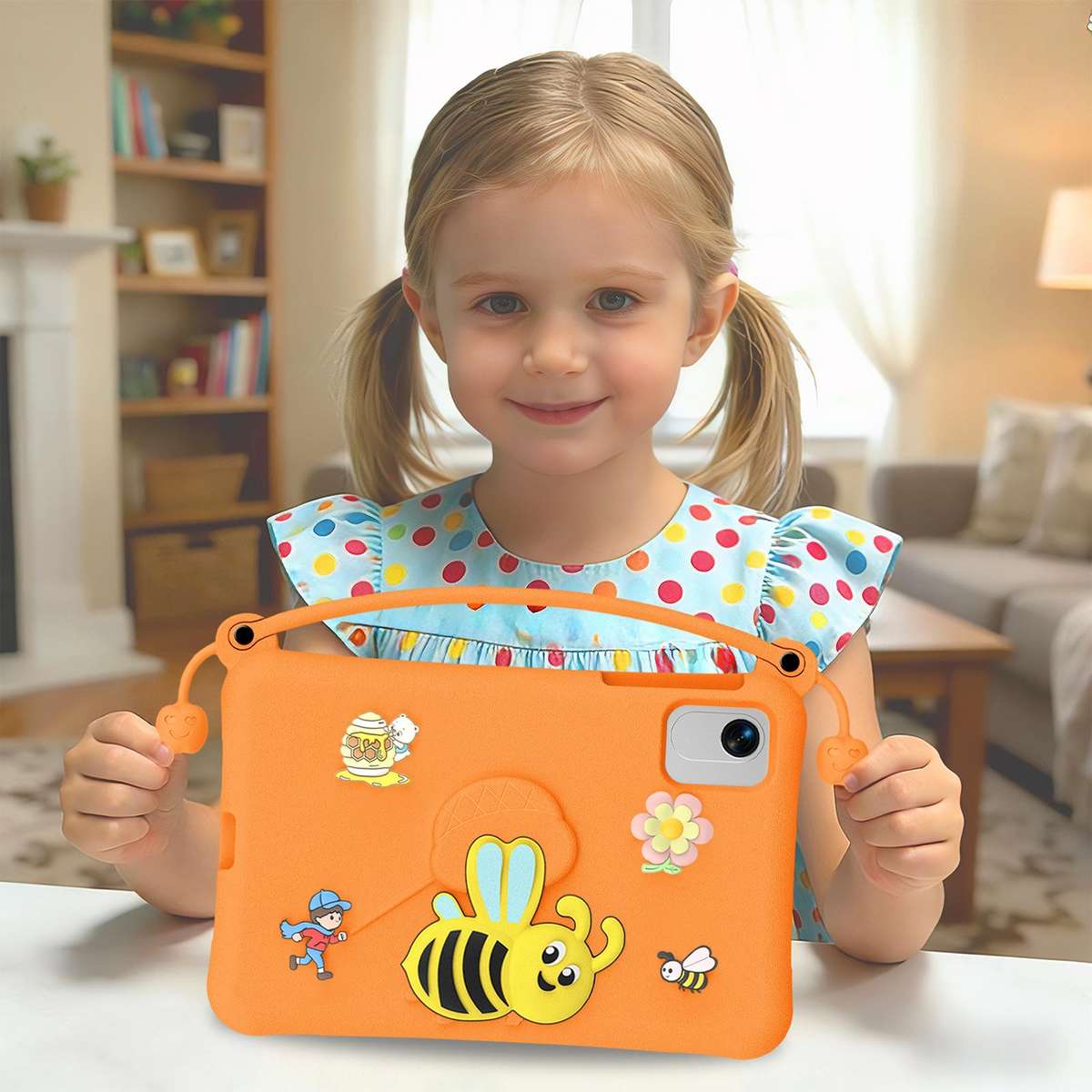 For Honor Pad X9a / X10 Pro / X9 Pro Little Bee EVA Shockproof Tablet Case(Orange)