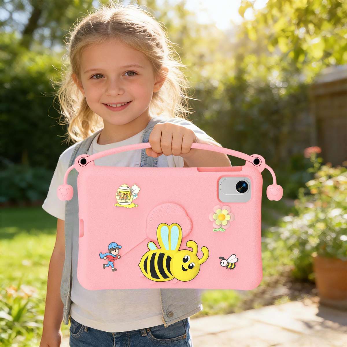 For Honor Pad X9a / X10 Pro / X9 Pro Little Bee EVA Shockproof Tablet Case(Pink)