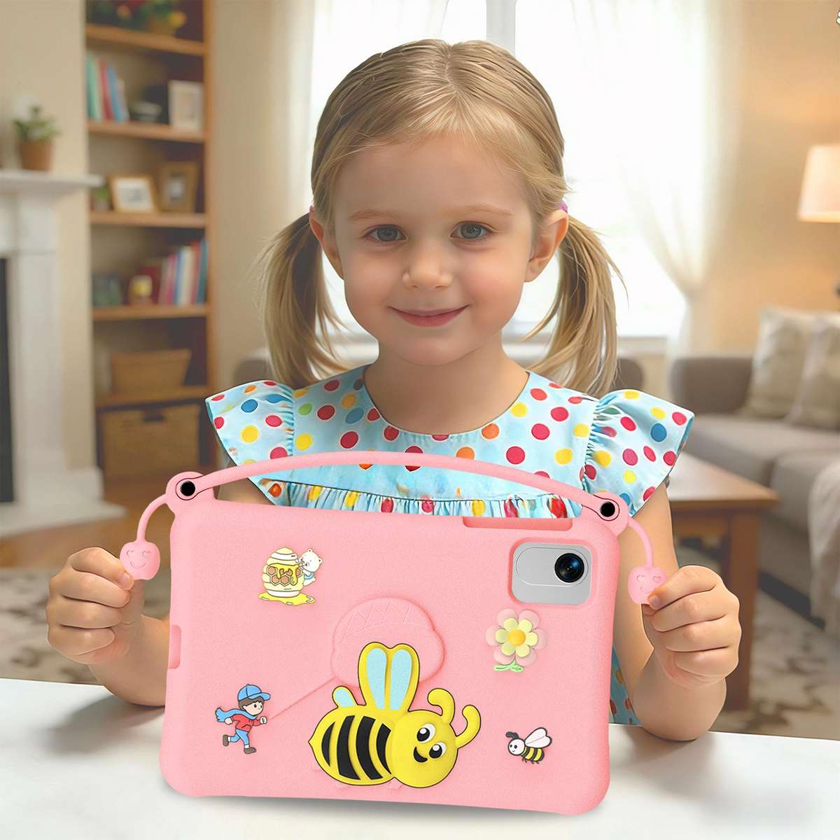 For Honor Pad X9a / X10 Pro / X9 Pro Little Bee EVA Shockproof Tablet Case(Pink)