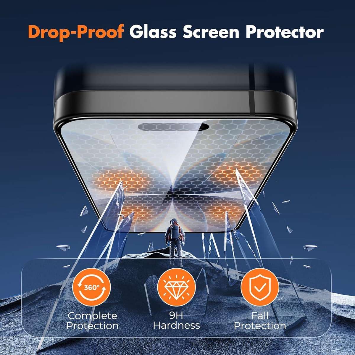 For iPhone 17 25pcs Ultra-thin Ultrasonic HD Screen-Printed High-Alumina Full Glue Tempered Glass