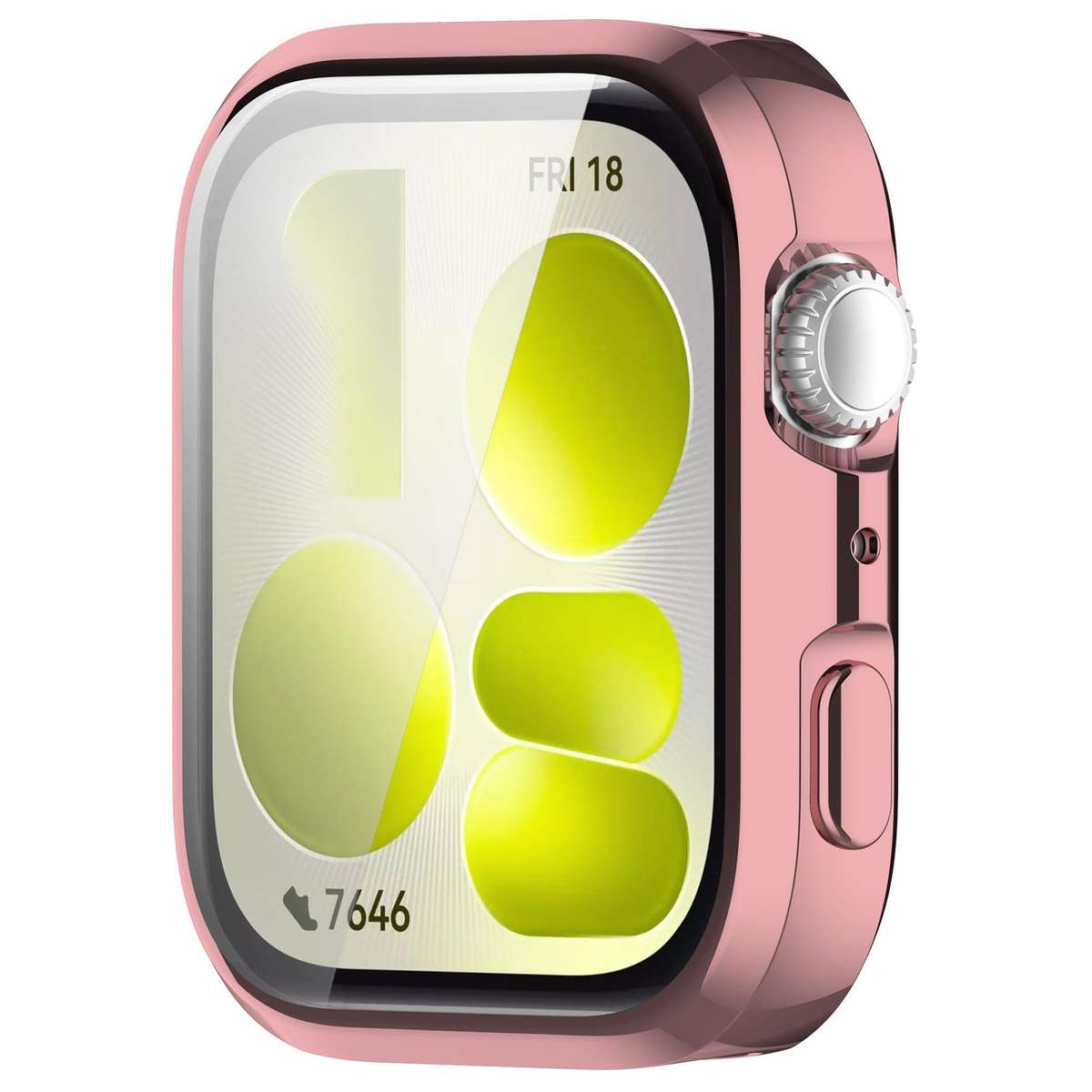For Huawei Watch Fit 5 Pro Electroplated TPU Full Coverage Watch Protective Case(Pink)