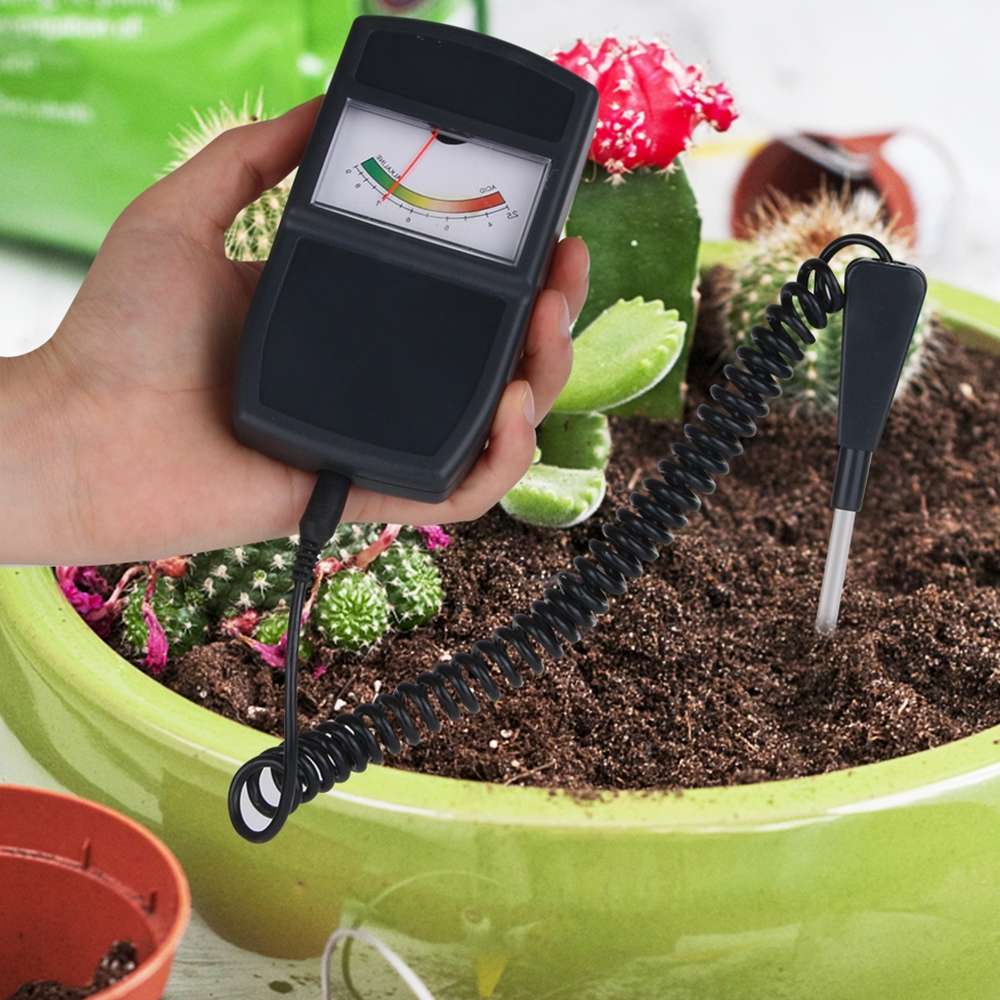 RZ94 Soil Moisture PH Meter Humidity Detector Digital PH Meter Soil Monitor Hygrometer Gardening Pla