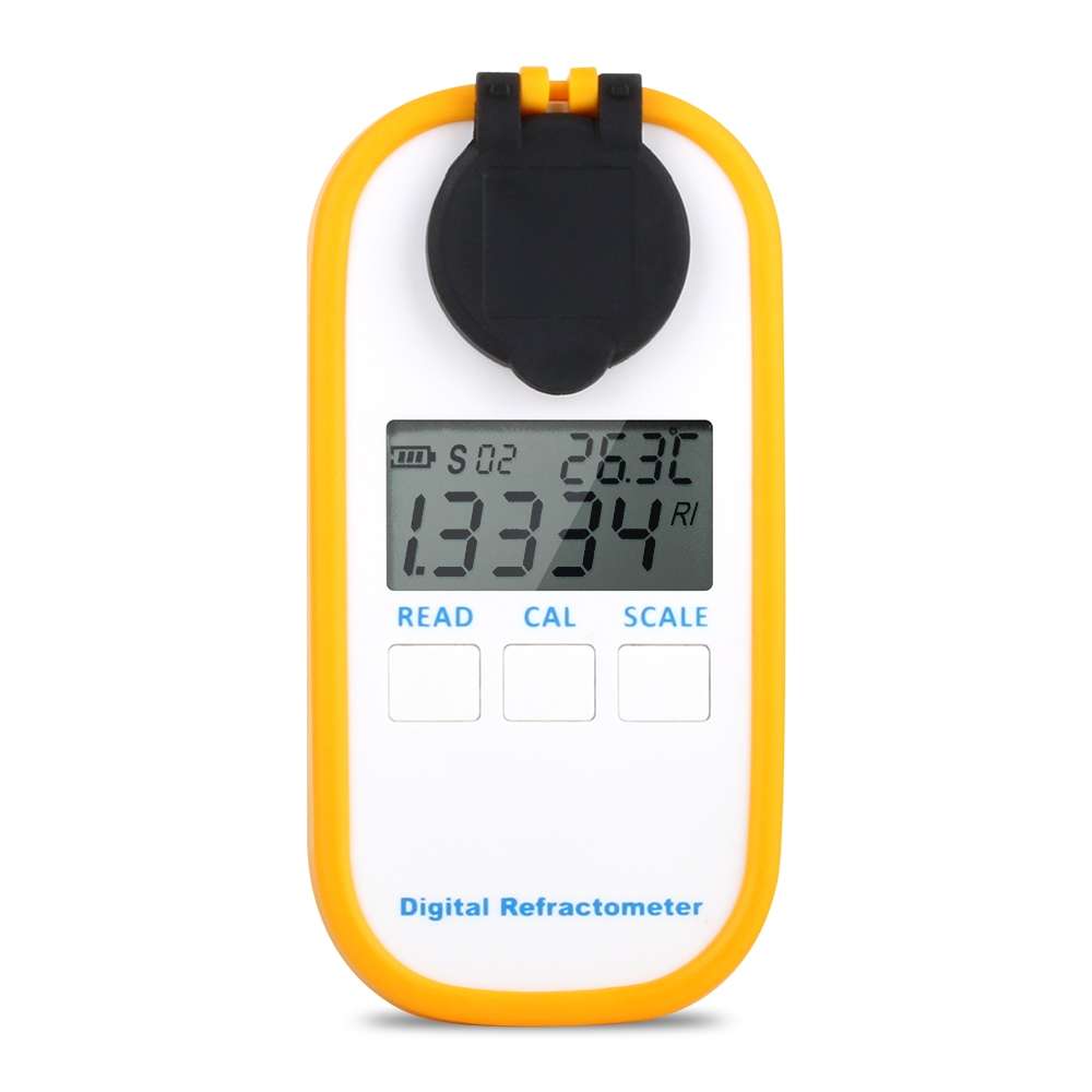 DR103 Digital Refractometer LCD Display Brxi Fruit Juice Sugar Meter Refractometer For Dextran Fruct