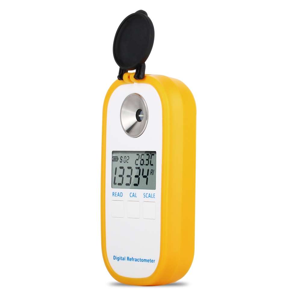 DR103 Digital Refractometer LCD Display Brxi Fruit Juice Sugar Meter Refractometer For Dextran Fruct