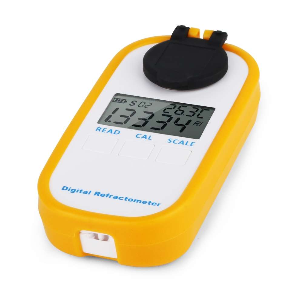 DR103 Digital Refractometer LCD Display Brxi Fruit Juice Sugar Meter Refractometer For Dextran Fruct