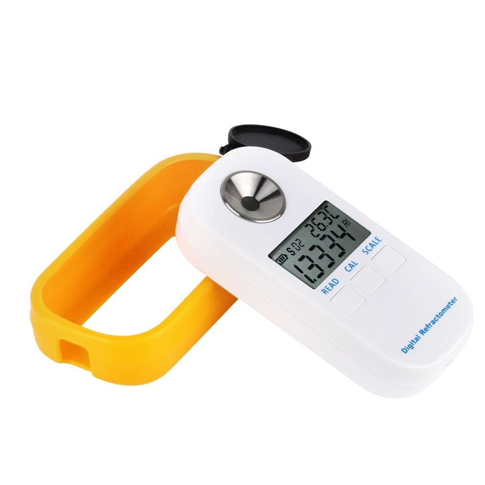 DR103 Digital Refractometer LCD Display Brxi Fruit Juice Sugar Meter Refractometer For Dextran Fruct