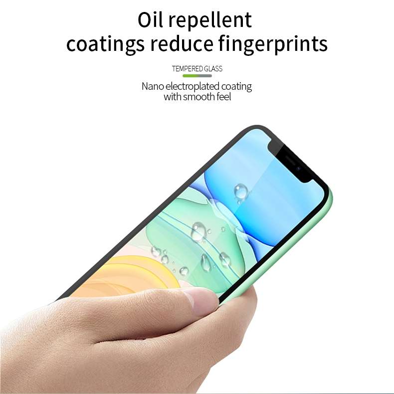 For iPhone 11 PINWUYO 9H 2.5D Full Screen Tempered Glass Film(Black)
