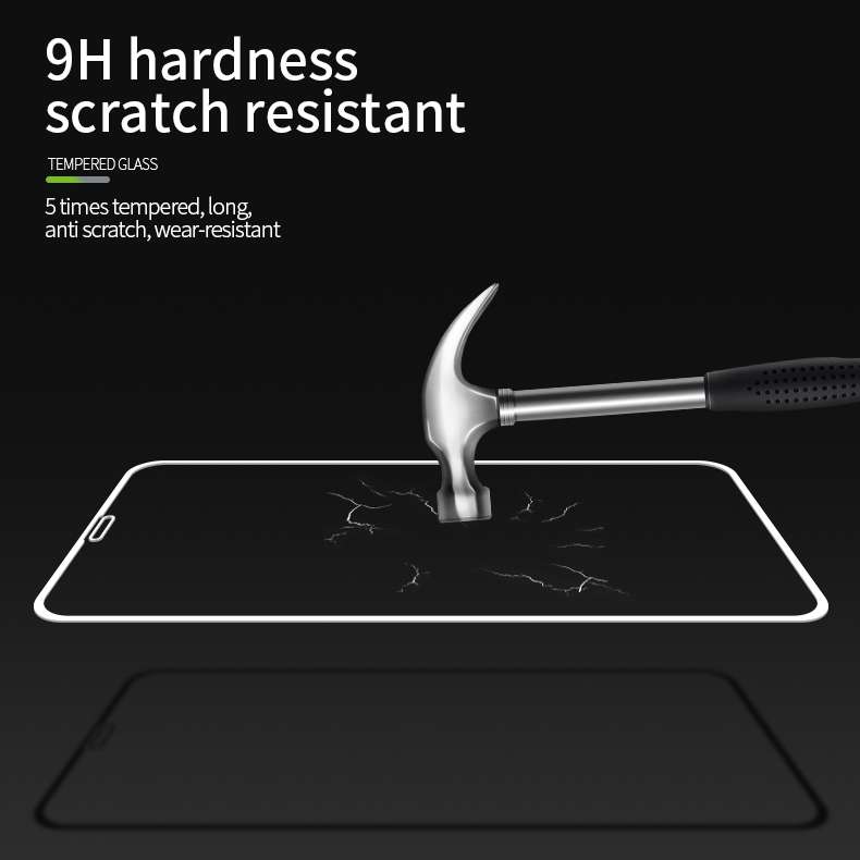 For iPhone 11 Pro Max MOFI 9H 2.5D Full Screen Tempered Glass Film(Black)