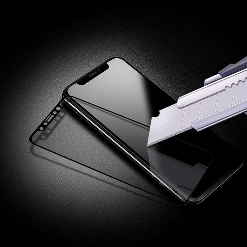 For iPhone 11 Pro Max mocolo 0.33mm 9H 2.5D Full Glue Tempered Glass Film(Black)
