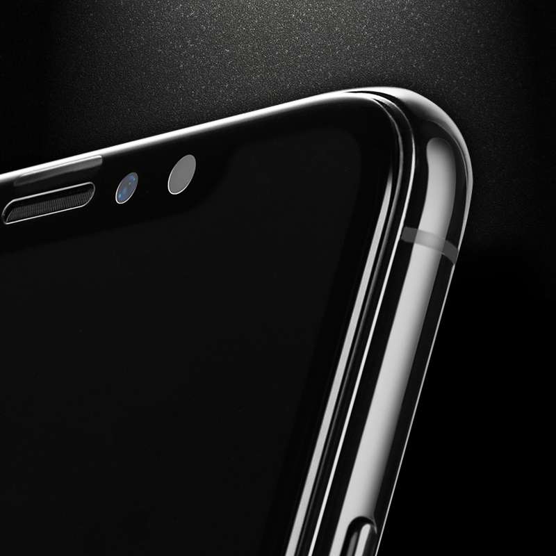 For iPhone 11 Pro 2pcs mocolo 0.33mm 9H 2.5D Full Glue Tempered Glass Film(Black)