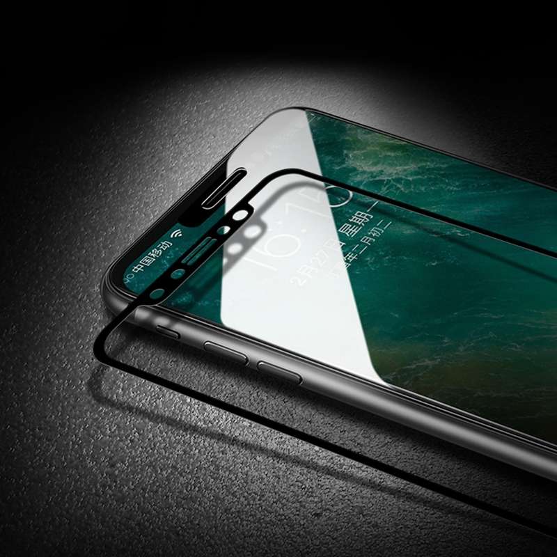 For iPhone 11 Pro 2pcs mocolo 0.33mm 9H 2.5D Full Glue Tempered Glass Film(Black)
