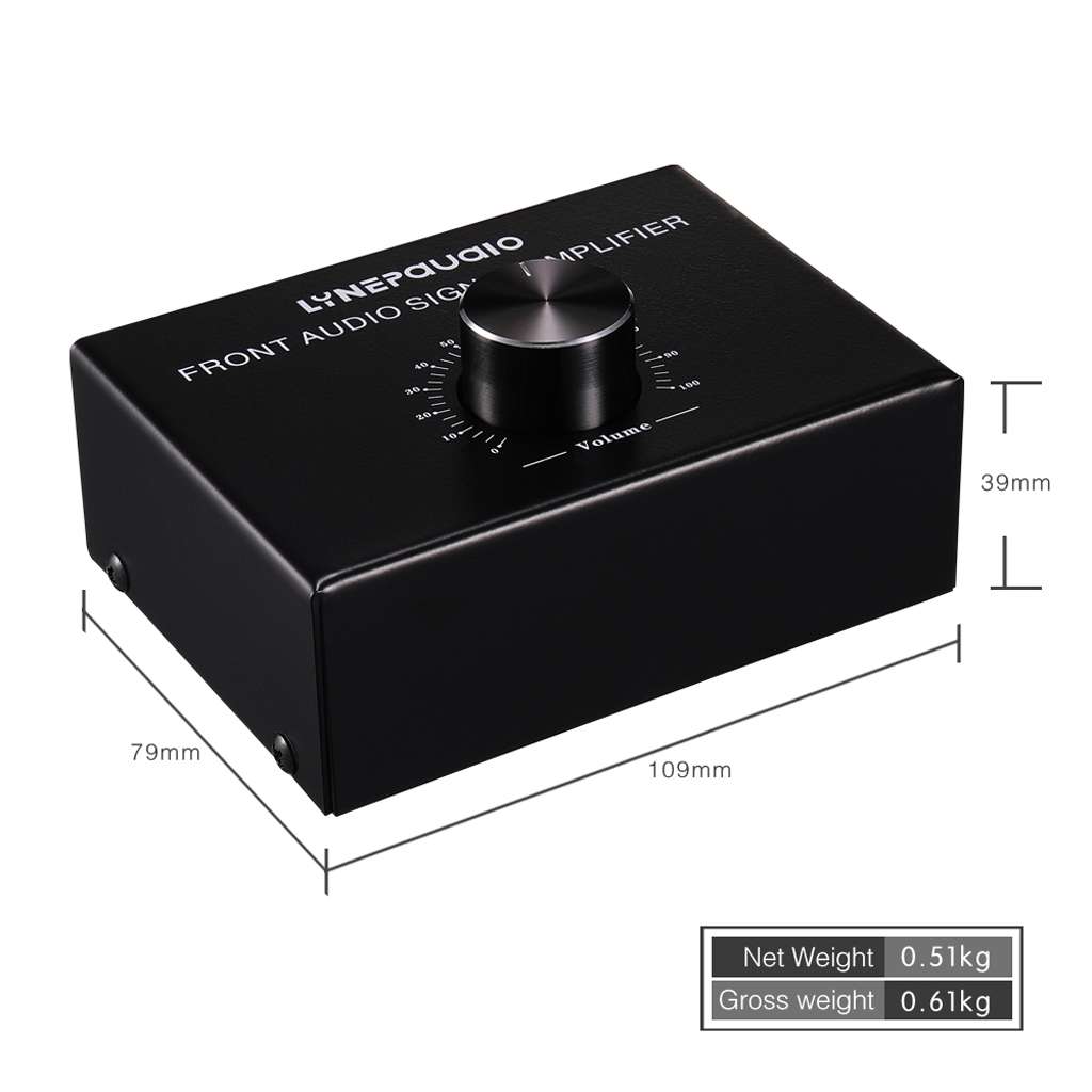 B015 Front Stereo Signal Amplifier Booster Headphones Speaker Amplifier Headset Dual-Audio Source