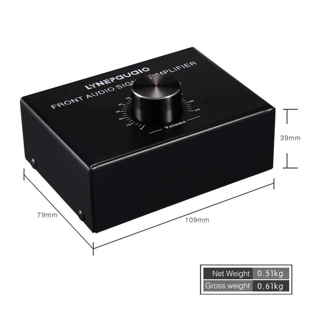 B015 Front Stereo Signal Amplifier Booster Headphones Speaker Amplifier Headset Dual-Audio Source