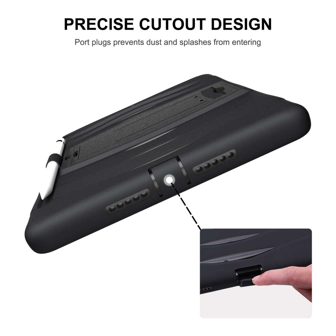 For Galaxy S5e 10.5 (2019) T720 360 Degree Rotation PC + Silicone Protective Case wit ... (Orange)