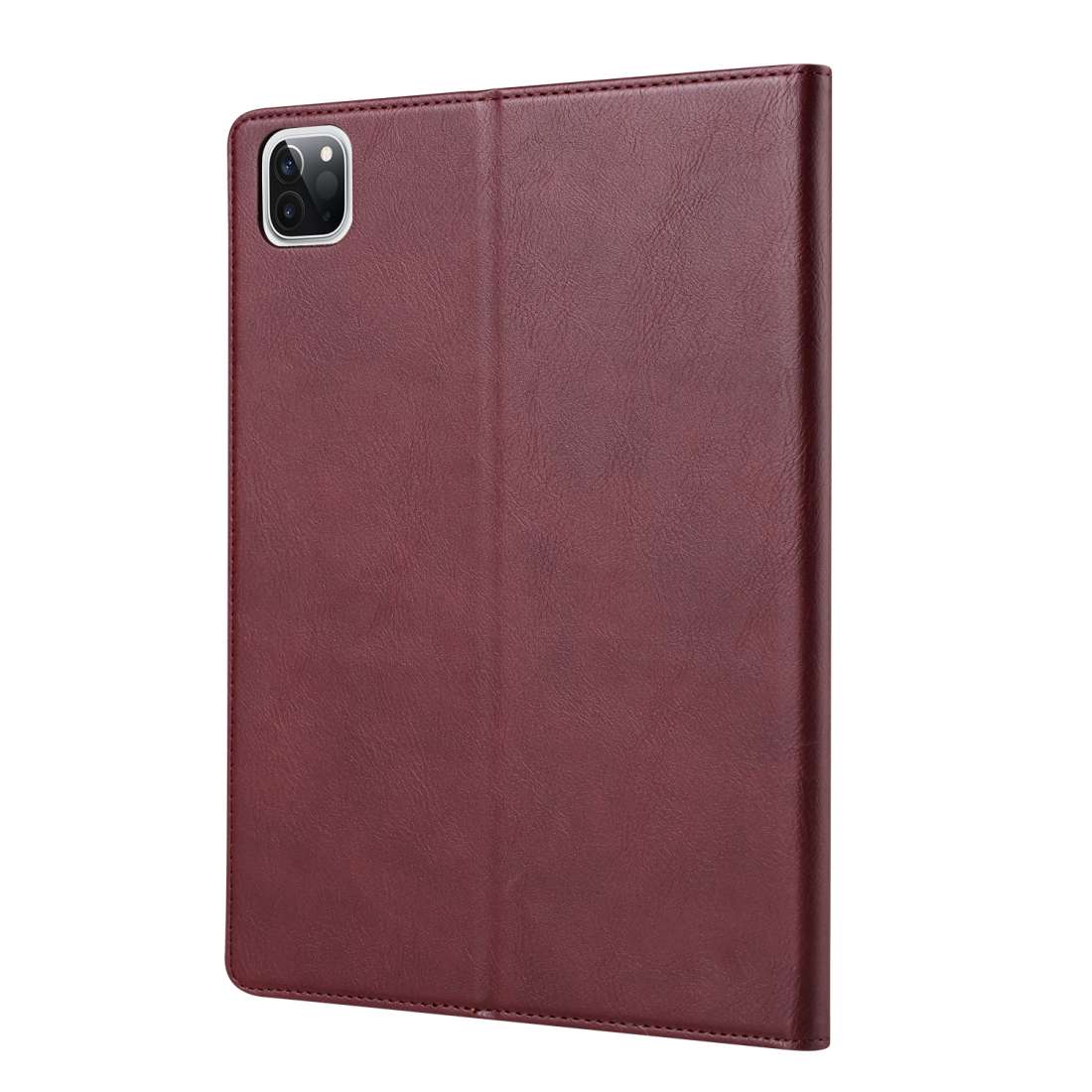 For iPad Pro 11 (2020) Knead Skin Texture Horizontal Flip Leather Tablet Case with ... (Wine Red)