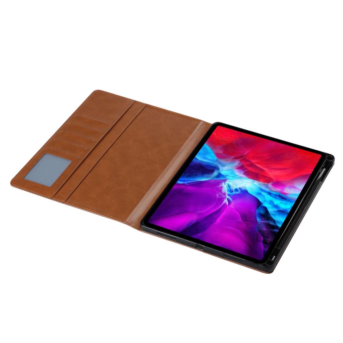 For iPad Pro 11 (2020) Knead Skin Texture Horizontal Flip Leather Tablet Case with ... (Wine Red)