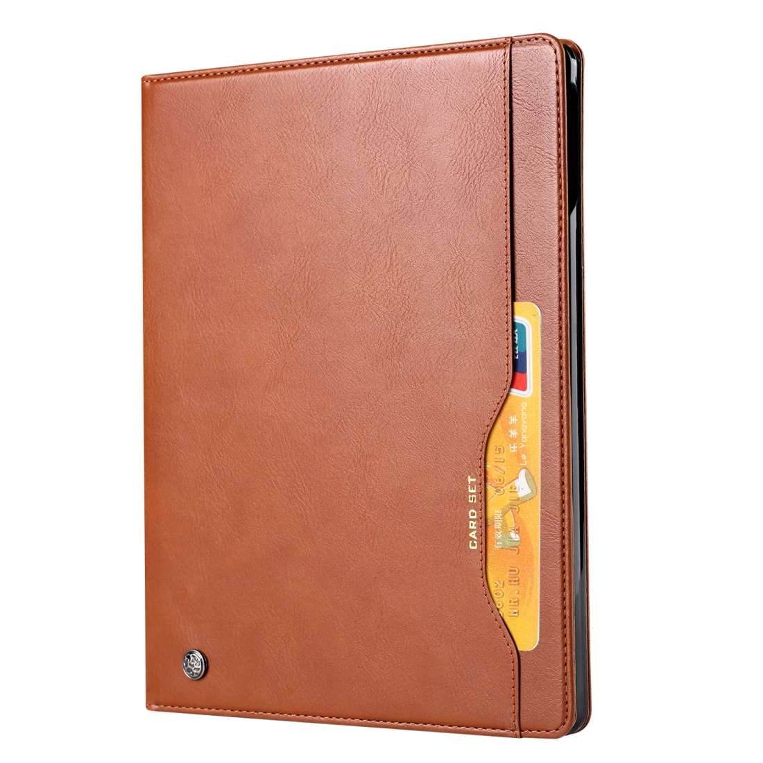 For iPad Pro 11 (2020) Knead Skin Texture Horizontal Flip Leather Tablet Case with Pho ... (Brown)