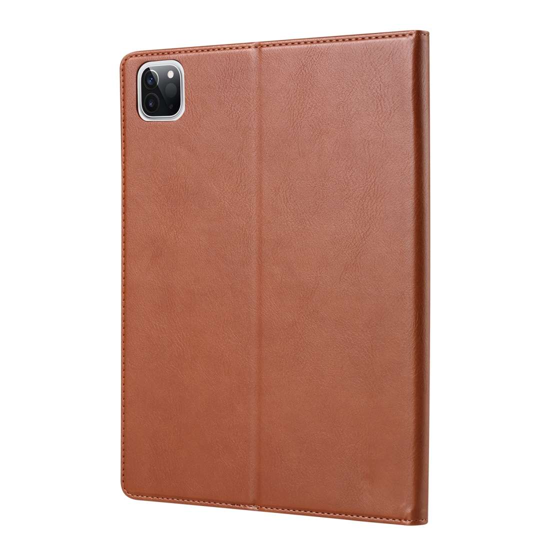 For iPad Pro 12.9 2022 / 2021 / 2020 Knead Skin Texture Horizontal Flip Leather Tablet Case(Brown)