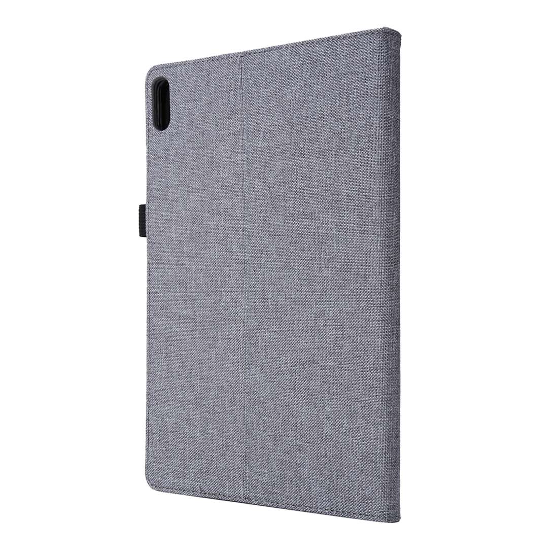 For Huawei Matepad Pro 10.8 Fabric + TPU Flat Protective case With Name Card Clip(Grey)
