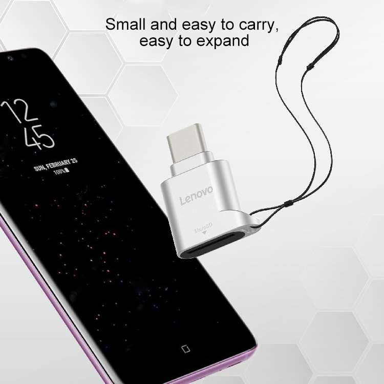 Lenovo D201 USB-C / Type-C To TF Card Reader