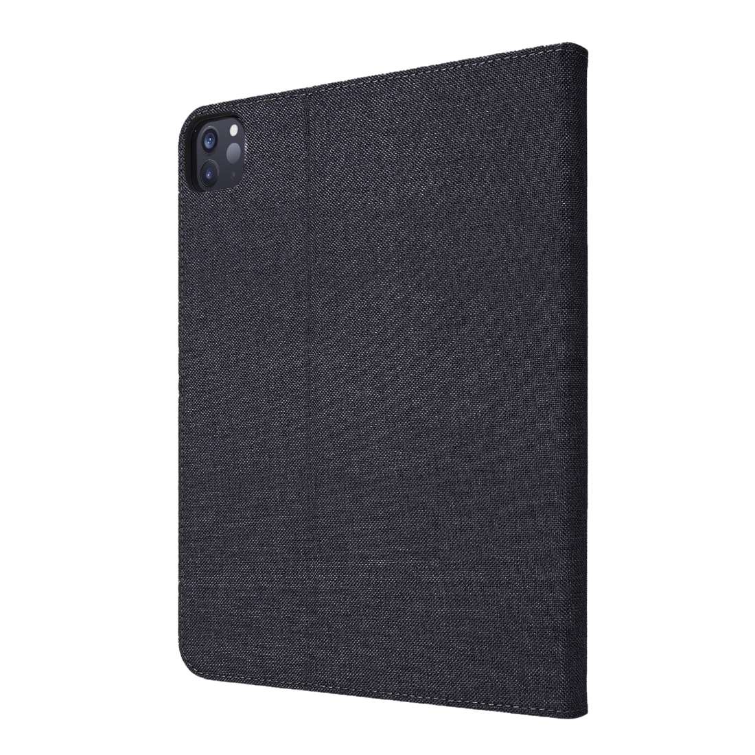 For iPad Pro 11(2020) Horizontal Flip TPU + Fabric PU Leather Protective Tablet Case w ... (Black)