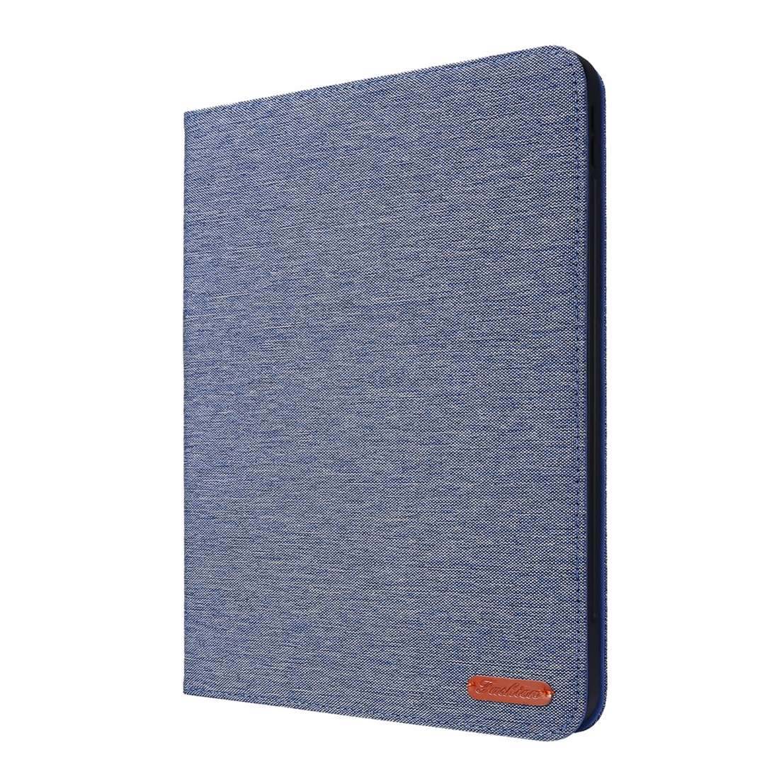 For iPad Pro 11(2020) Horizontal Flip TPU + Fabric PU Leather Protective Tablet Ca ... (Deep Blue)