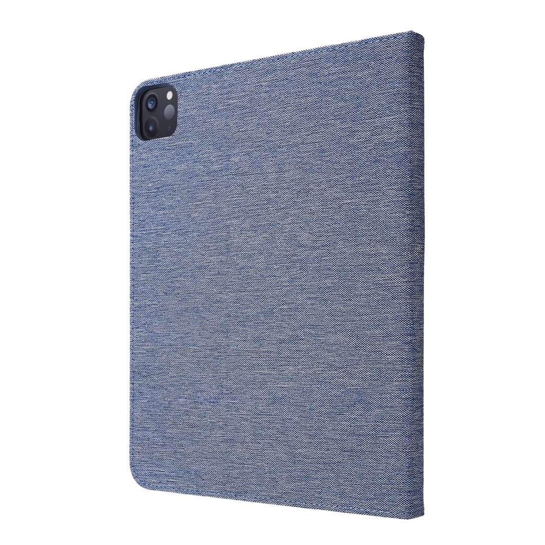 For iPad Pro 11(2020) Horizontal Flip TPU + Fabric PU Leather Protective Tablet Ca ... (Deep Blue)