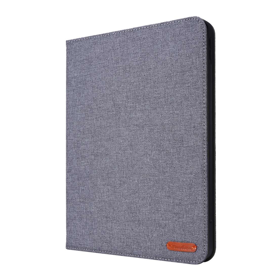 For iPad Pro 11(2020) Horizontal Flip TPU + Fabric PU Leather Protective Tablet Case wi ... (Gray)