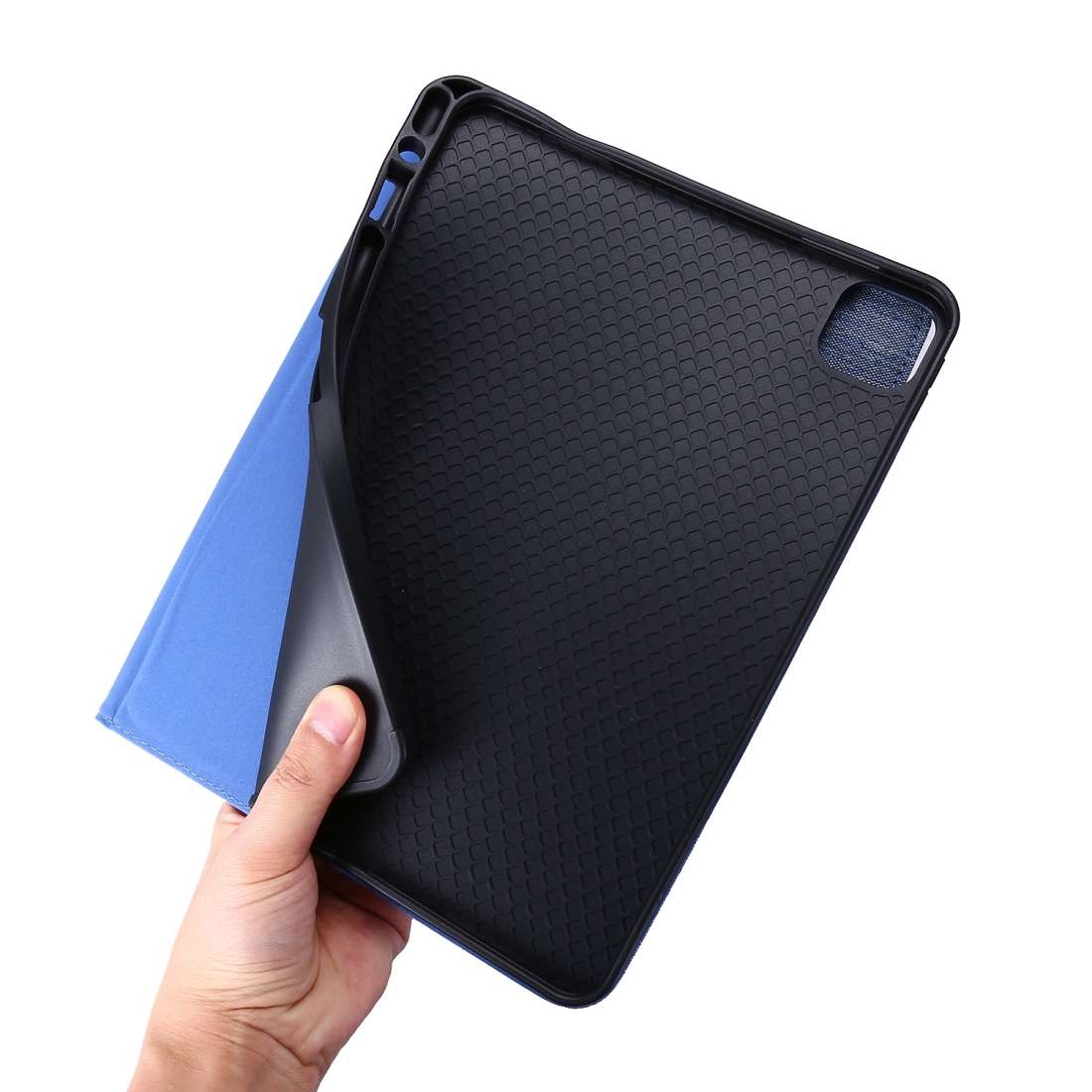 For iPad Pro 11(2020) Horizontal Flip TPU + Fabric PU Leather Protective Tablet Case wi ... (Gray)