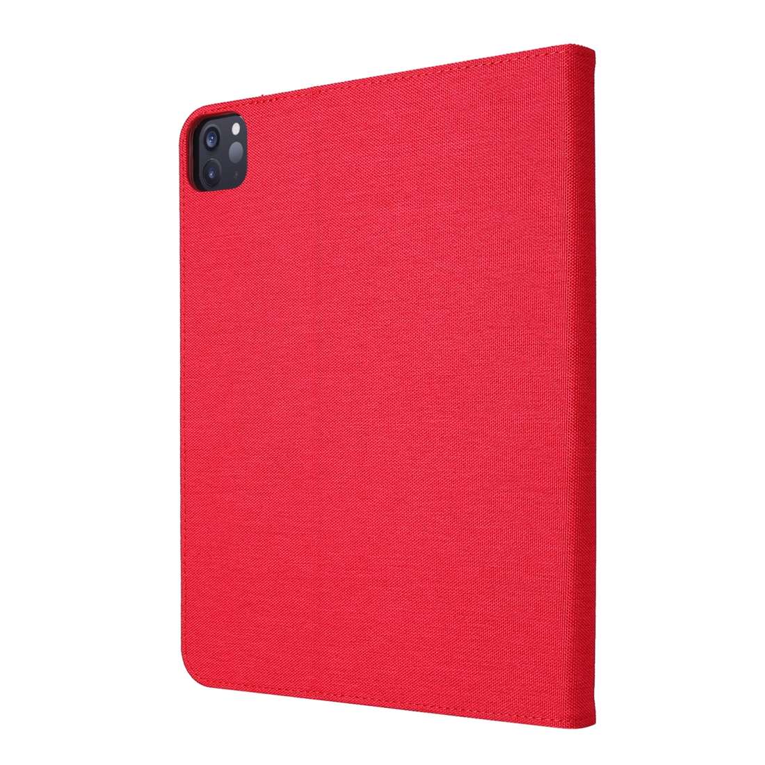 For iPad Pro 11(2020) Horizontal Flip TPU + Fabric PU Leather Protective Tablet Case wit ... (Red)